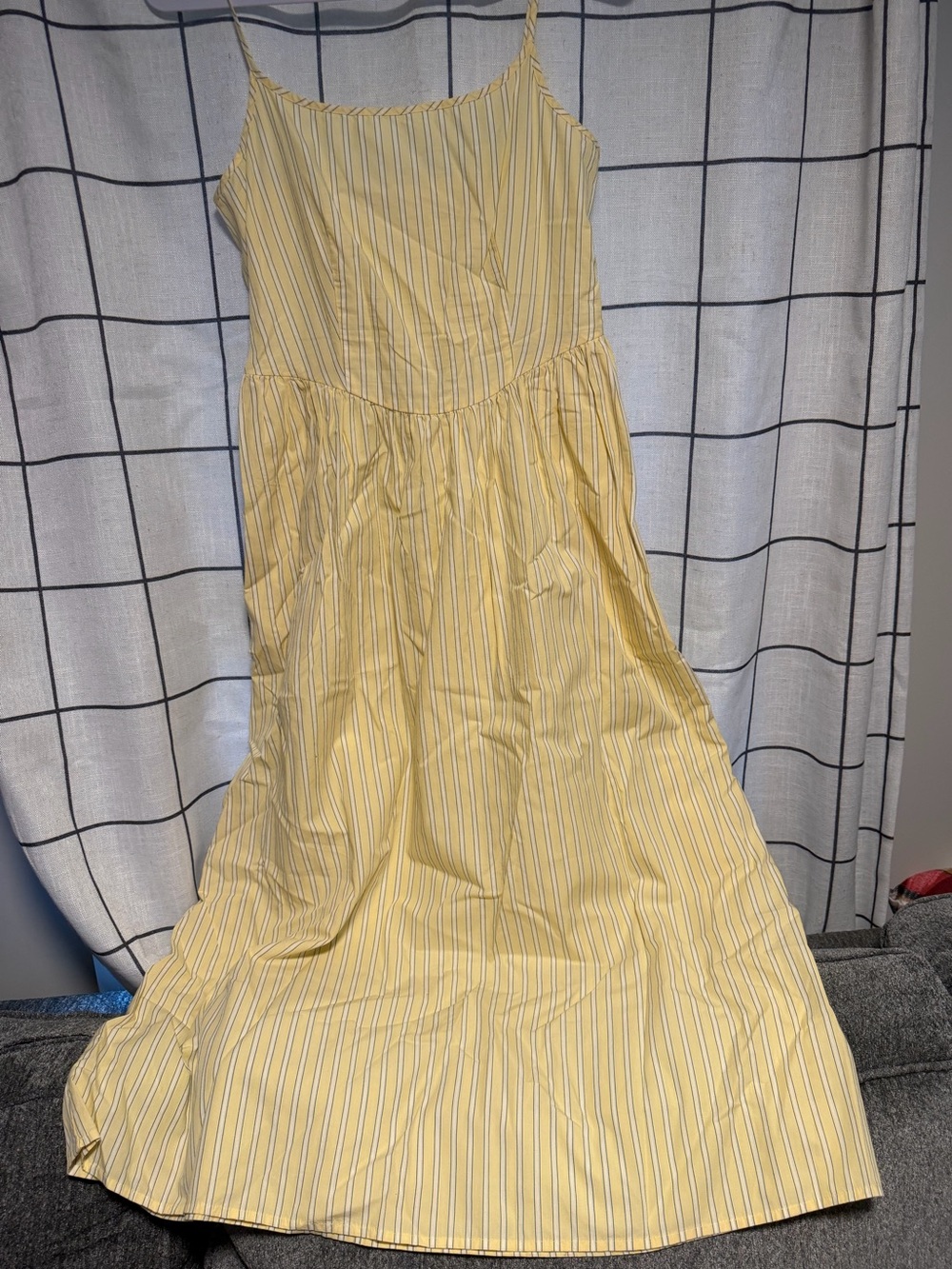 GAP Yellow Stripe Maxi Sundress - Lightweight Sleeveless Dress